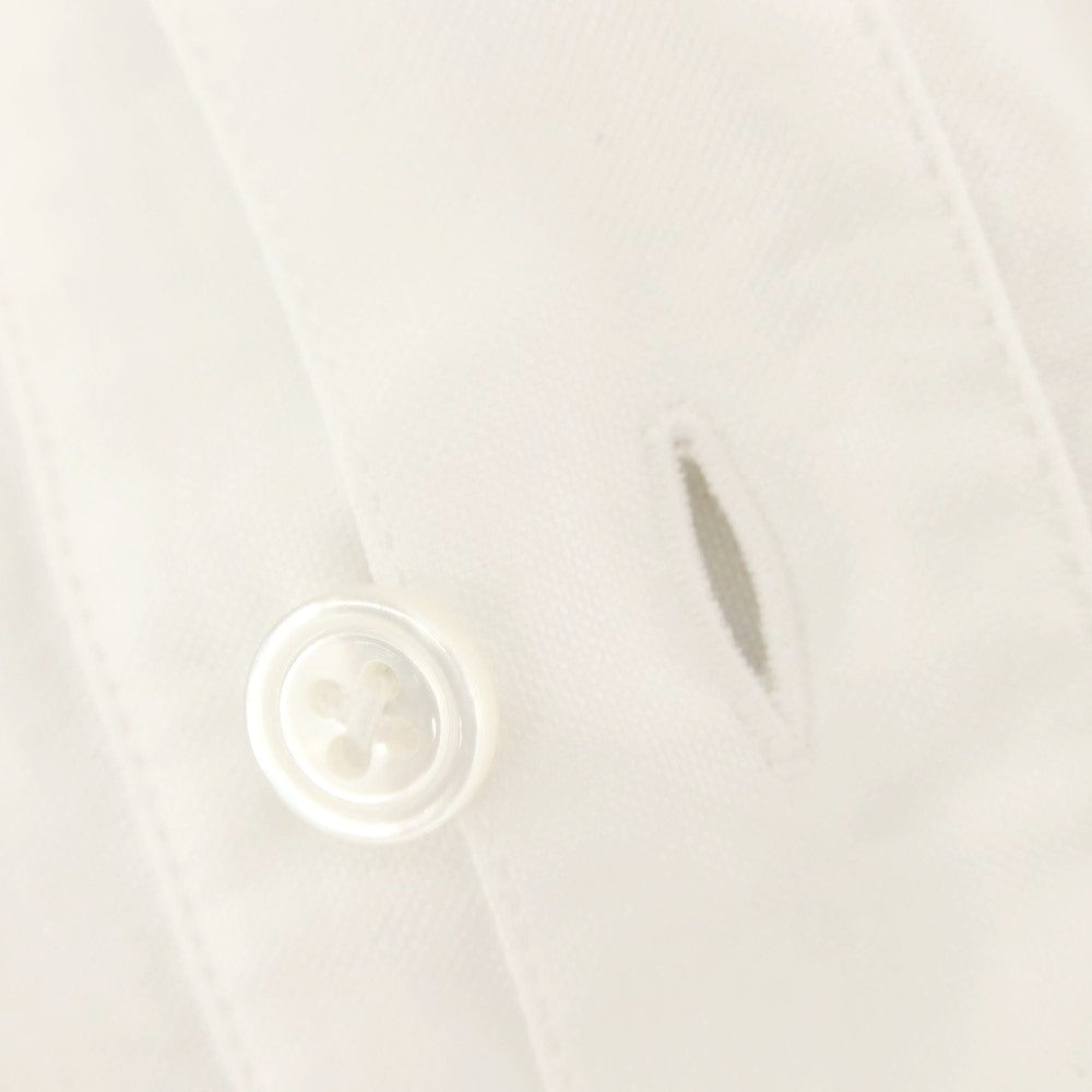 [New Outlet] DOPPIAA Cotton Band Collar Pullover Shirt White x Sax [S] [Condition Rank N-] [Men&