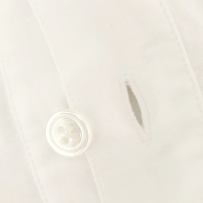 [New Outlet] DOPPIAA Cotton Band Collar Pullover Shirt White x Sax [S] [Condition Rank N-] [Men&