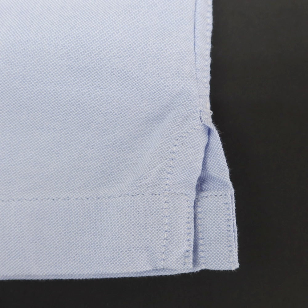 [New Outlet] DOPPIAA Cotton Band Collar Pullover Shirt White x Sax [S] [Condition Rank N-] [Men&