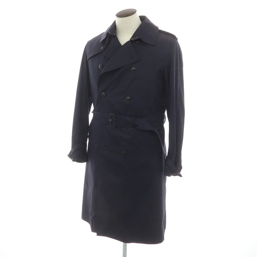 [New] Grenfell KENSINGTON Grenfell Cross Trench Coat Navy [40] [Condition Rank N] [Men&
