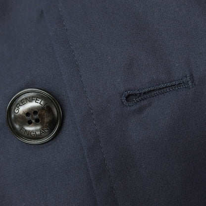 [New] Grenfell KENSINGTON Grenfell Cross Trench Coat Navy [40] [Condition Rank N] [Men&