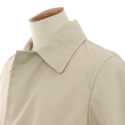 [New] SLOWEAR Twill Cotton Polyester Balmac Coat Beige [46] [Condition Rank N] [Men&