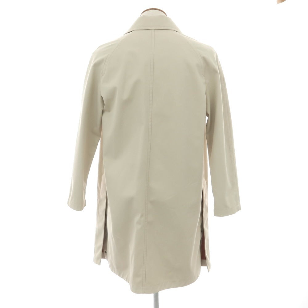 [New] SLOWEAR Twill Cotton Polyester Balmac Coat Beige [46] [Condition Rank N] [Men&
