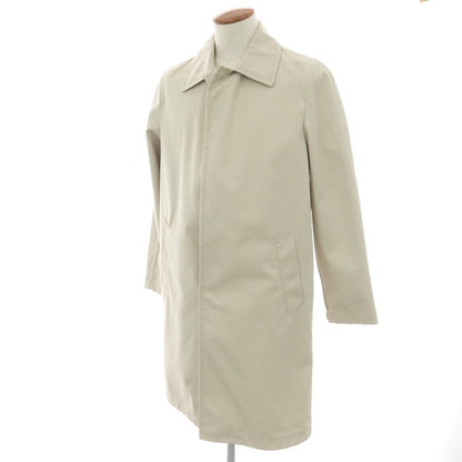 [New] SLOWEAR Twill Cotton Polyester Balmac Coat Beige [48] [Condition Rank N] [Men&