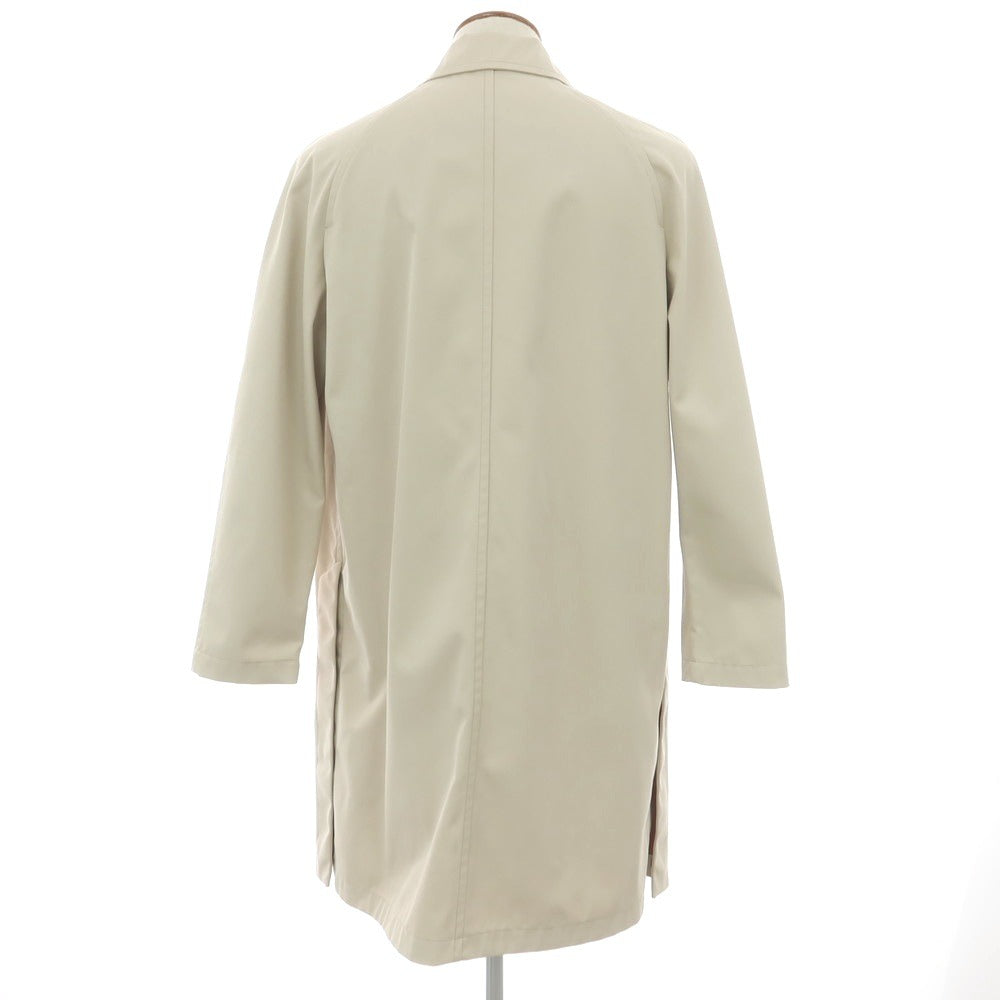 [New] SLOWEAR Twill Cotton Polyester Balmac Coat Beige [48] [Condition Rank N] [Men&