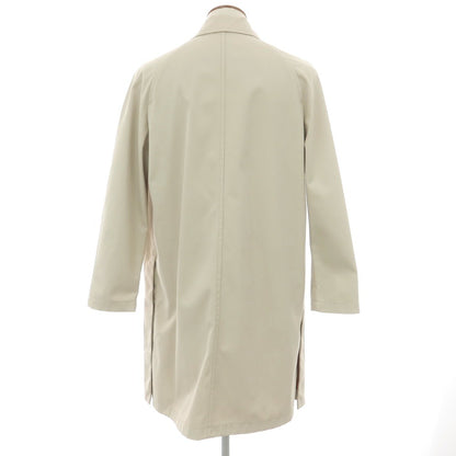 [New] SLOWEAR Twill Cotton Polyester Balmac Coat Beige [48] [Condition Rank N] [Men&