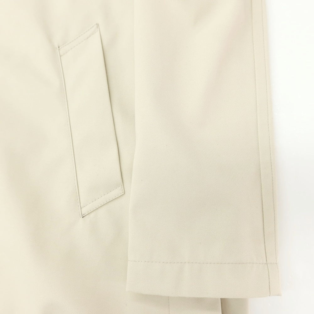 【新品】スローウェア SLOWEAR ツイルコットンポリエステル ステンカラーコート ベージュ【 サイズ48 】【 状態ランクN 】【 メンズ 】 [DPD]