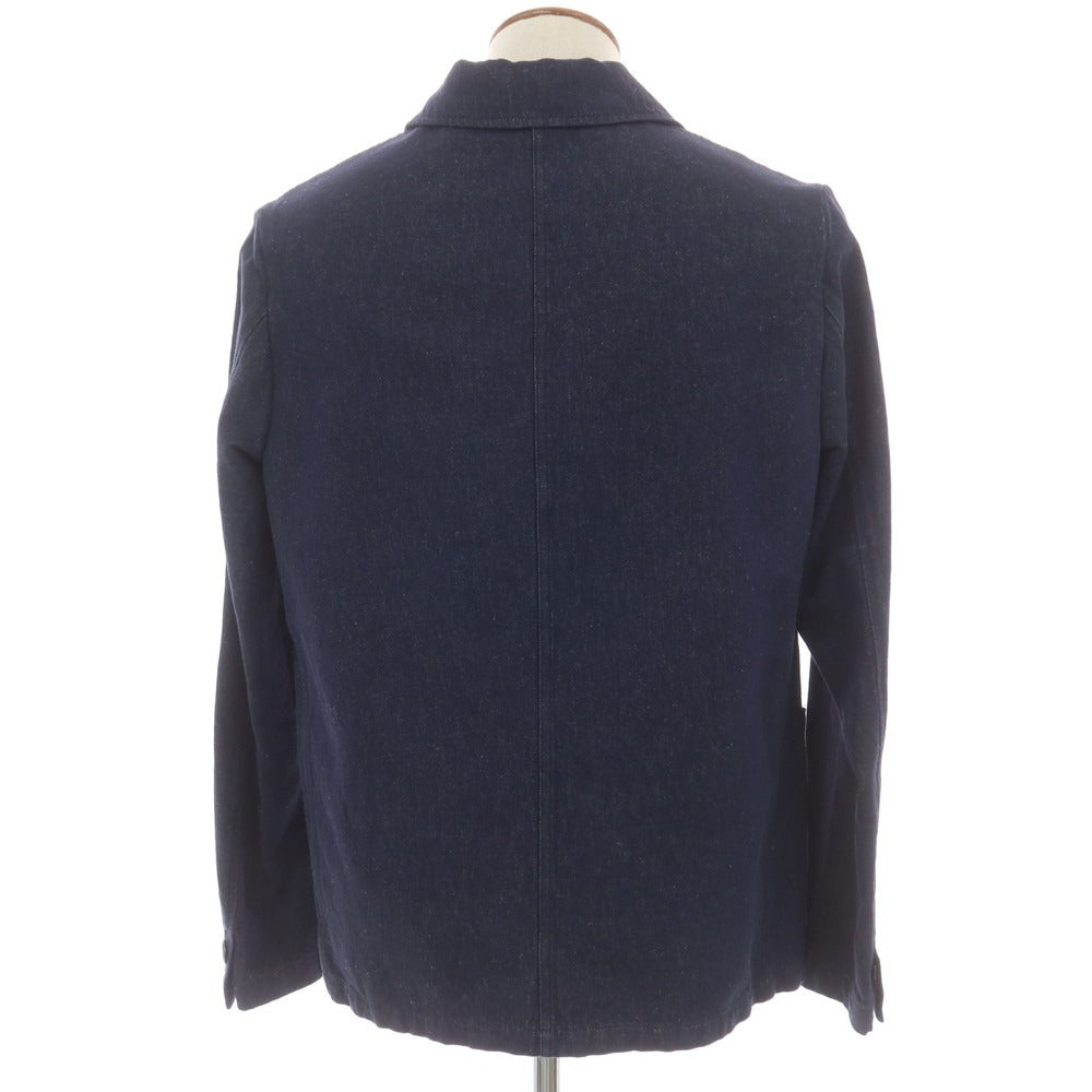 [New] Montedoro Cotton Linen Denim Coverall Navy [48] [Condition Rank N] [Men&