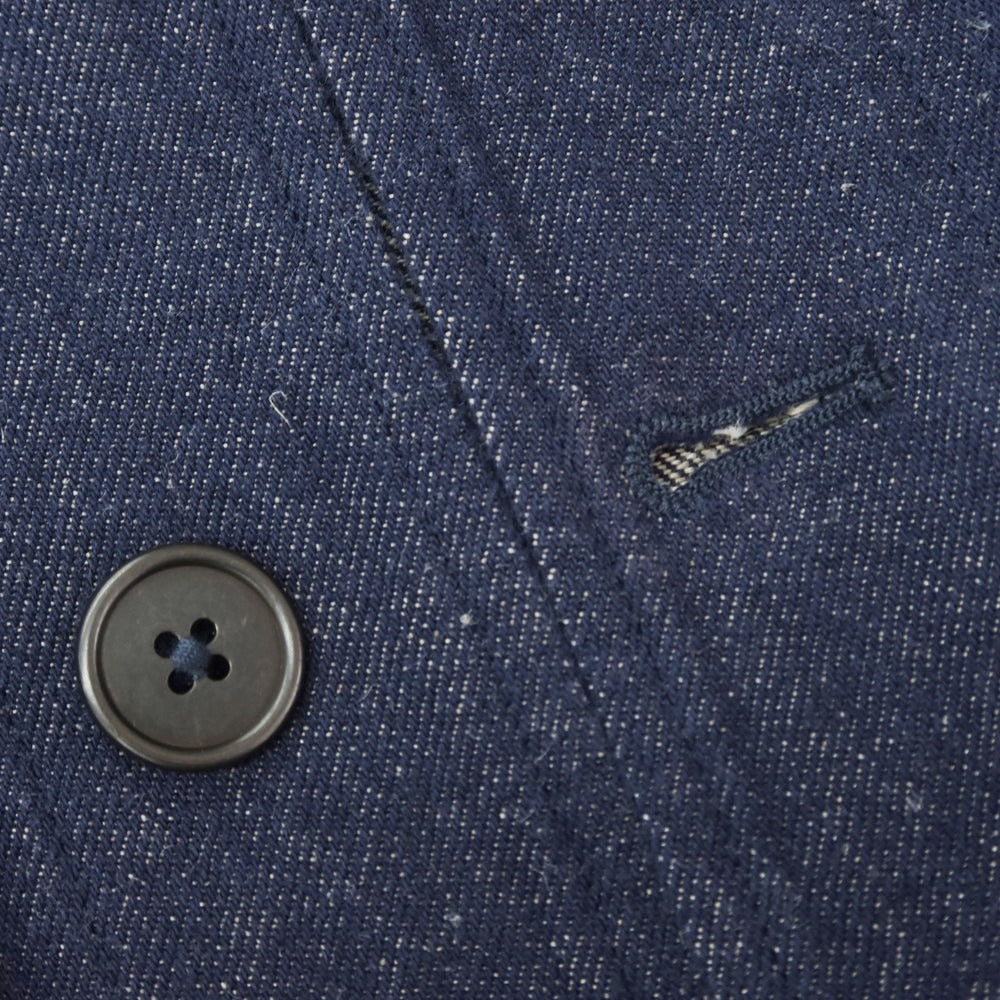 [New] Montedoro Cotton Linen Denim Coverall Navy [48] [Condition Rank N] [Men&
