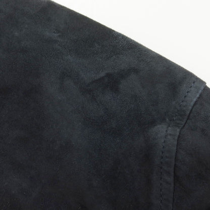 [New Outlet] Montedoro Sheepsuede Leather Shirt Jacket Dark Navy [S] [Condition Rank N-] [Men&