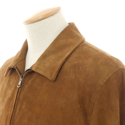 [New] Montedoro Sheepsuede Leather Blouson Brown [M] [Condition Rank N] [Men&