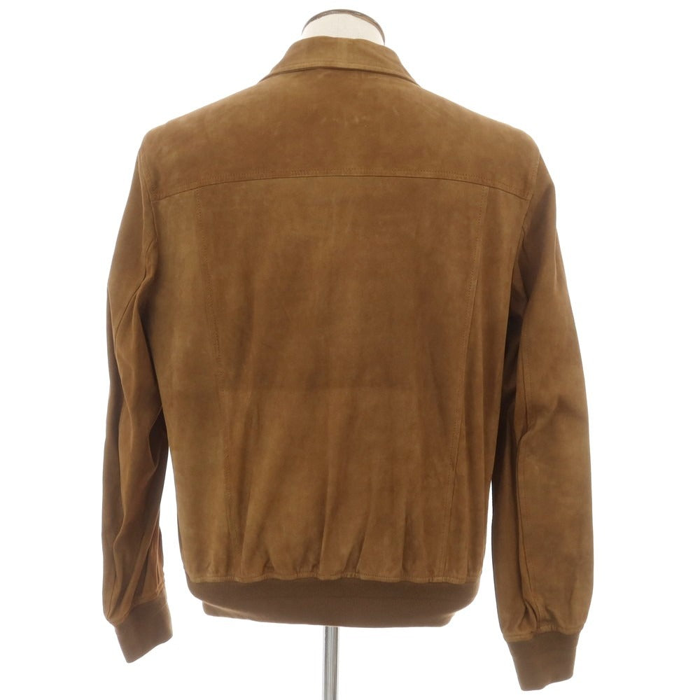 [New] Montedoro Sheepsuede Leather Blouson Brown [XL] [Condition Rank N] [Men&