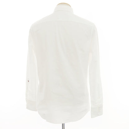 【新品アウトレット】グランシャツ Glanshirt オックスフォードコットン ボタンダウン カジュアルシャツ ホワイト【 38 】【 状態ランクN- 】【 メンズ 】