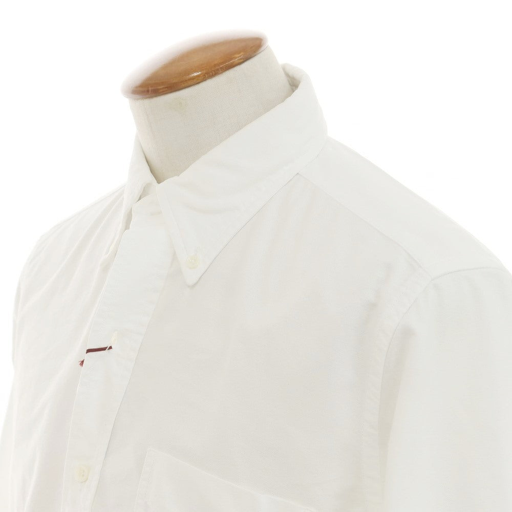 [New] Glanshirt Oxford Cotton Button-down Casual Shirt White [40] [Condition Rank N] [Men&