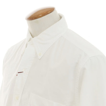 [New] Glanshirt Oxford Cotton Button-down Casual Shirt White [40] [Condition Rank N] [Men&