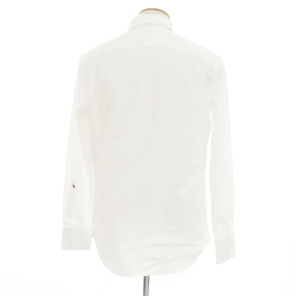 [New] Glanshirt Oxford Cotton Button-down Casual Shirt White [40] [Condition Rank N] [Men&