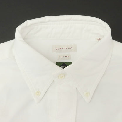 [New] Glanshirt Oxford Cotton Button-down Casual Shirt White [40] [Condition Rank N] [Men&