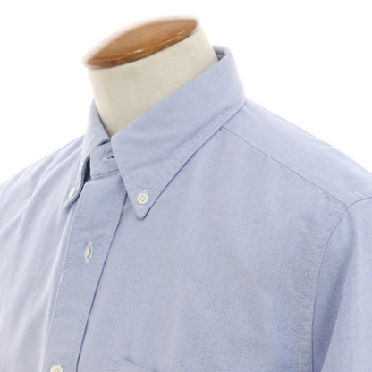 [New] Glanshirt Oxford cotton button-down casual shirt, light blue [40] [Condition rank N] [Men&