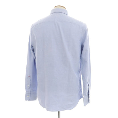 [New] Glanshirt Oxford cotton button-down casual shirt, light blue [40] [Condition rank N] [Men&