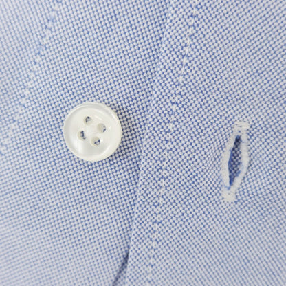[New] Glanshirt Oxford cotton button-down casual shirt, light blue [40] [Condition rank N] [Men&
