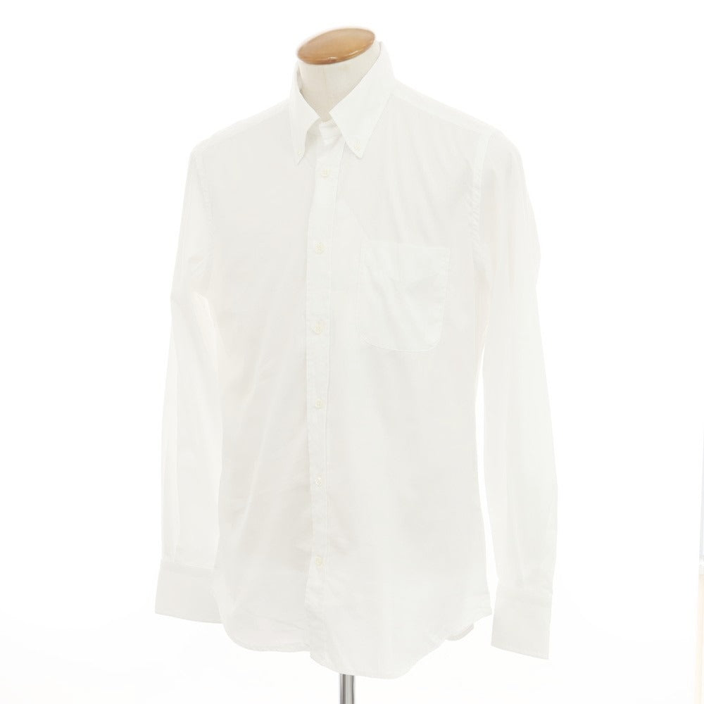 [New] Glanshirt Cotton Button-down Casual Shirt White [40] [Condition Rank N] [Men&