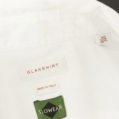 [New] Glanshirt Cotton Button-down Casual Shirt White [40] [Condition Rank N] [Men&