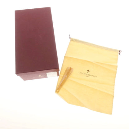 [New Outlet] OFFICINA SLOWEAR Kangaroo Leather Coin Loafers Brown [43] [Condition Rank N-] [Men&