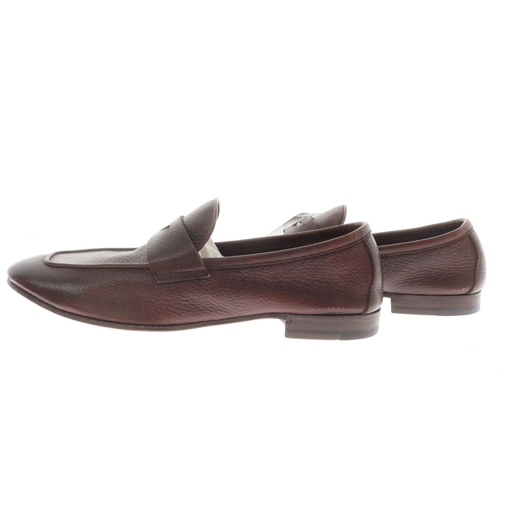 [New Outlet] OFFICINA SLOWEAR Deerskin Coin Loafers Brown [42] [Condition Rank N-] [Men&