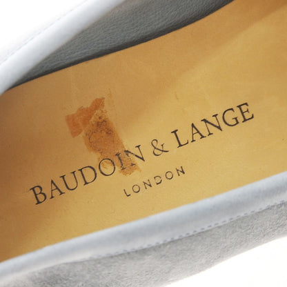 [New Outlet] Baudoin &amp;amp; Lange Suede Loafers Belgian Shoes Smoke Blue [40] [Condition Rank N-] [Men&