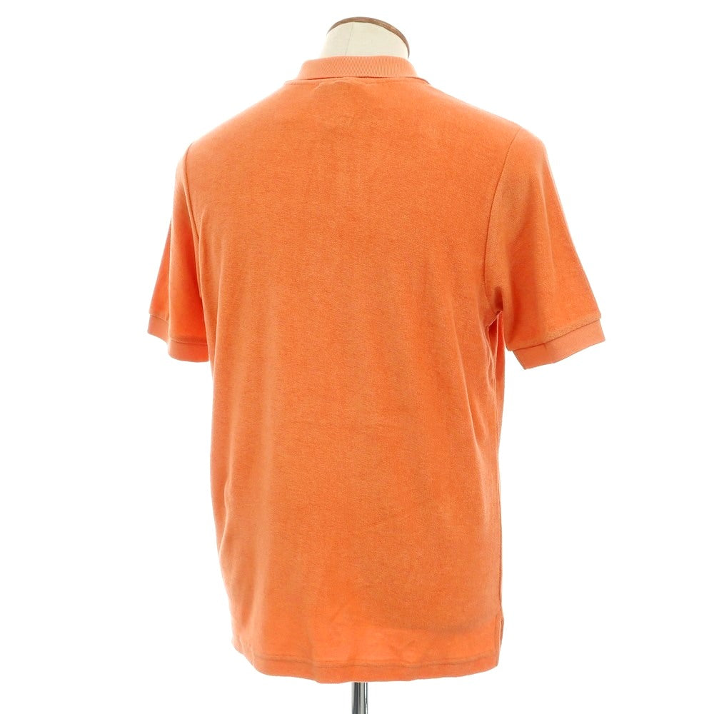 [New] ZANONE Cotton Pile Short Sleeve Polo Shirt Orange [46] [Condition Rank N] [Men&