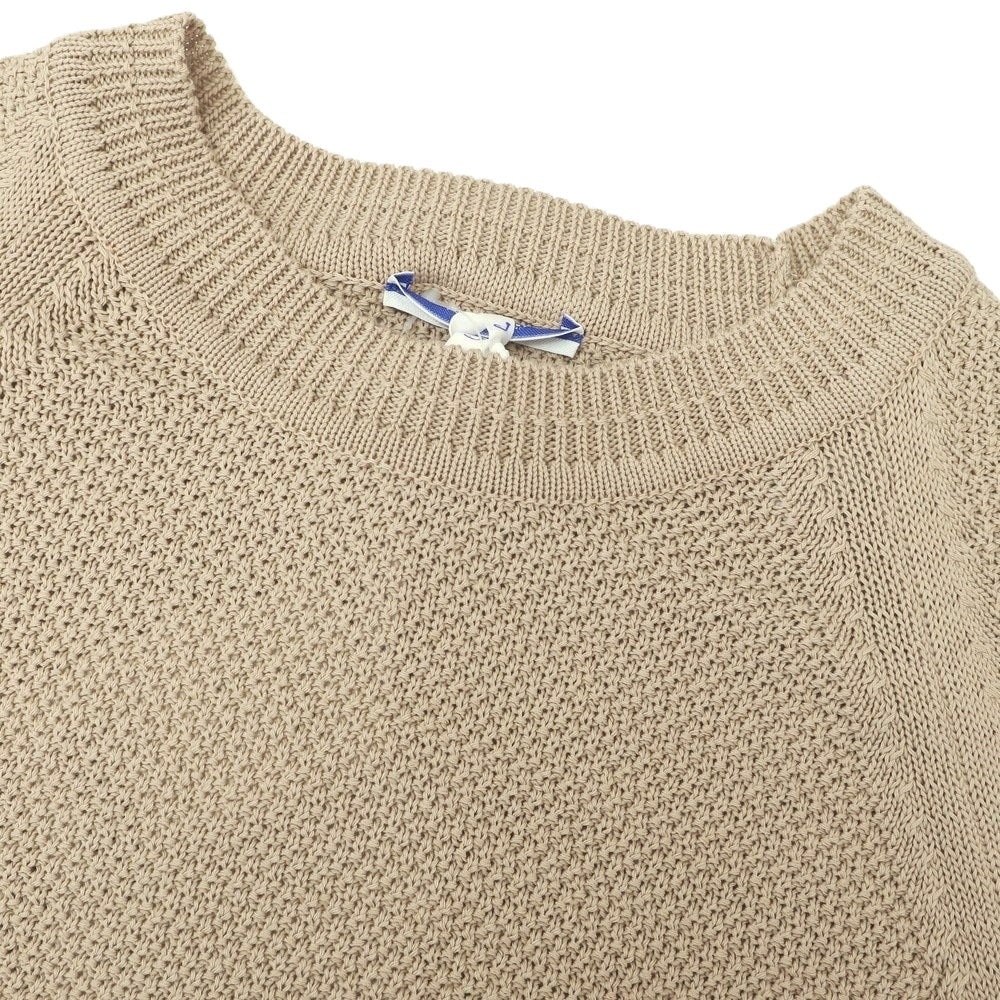 【新品】ヤコブコーエン JACOB COHEN コットン クルーネック プルオーバーニット ベージュ【 サイズL 】【 状態ランクN 】【 メンズ 】 [DPD]