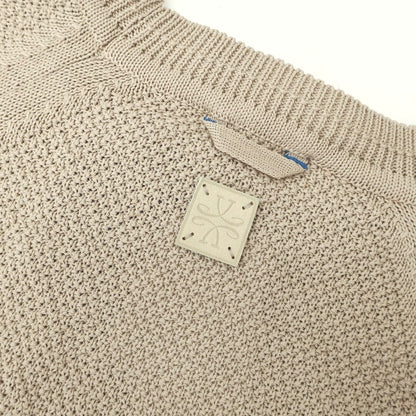 [New] JACOB COHEN Cotton Crew Neck Pullover Knit Beige [L] [Condition Rank N] [Men&