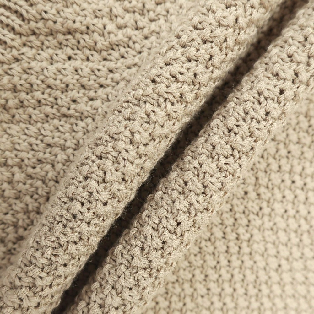 [New] JACOB COHEN Cotton Crew Neck Pullover Knit Beige [L] [Condition Rank N] [Men&