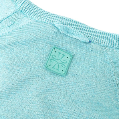 [New] JACOB COHEN High gauge cotton cashmere crew neck pullover knit light blue [L] [Condition rank N] [Men&