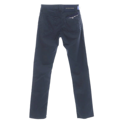 [New] JACOB COHEN BARD Stretch Cotton 5 Pocket Pants Navy [28] [Condition Rank N] [Men&