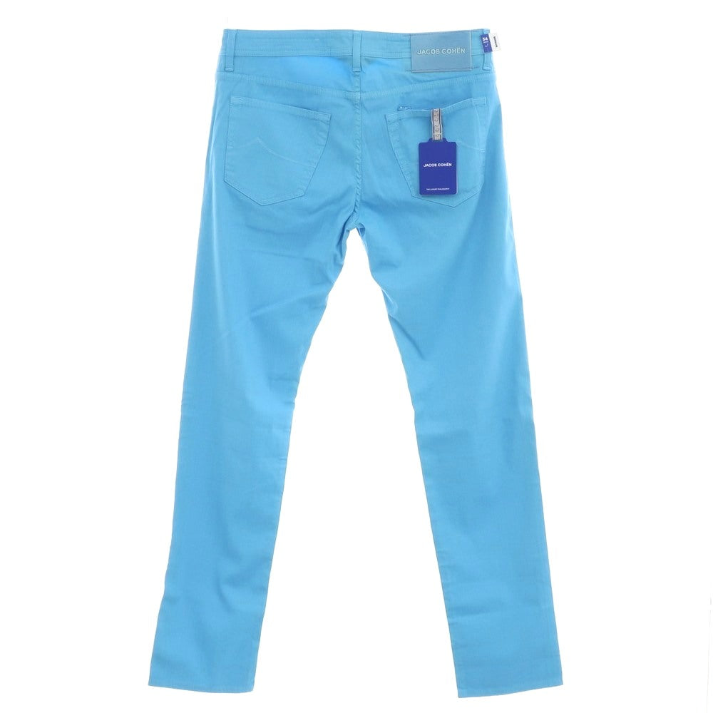 【新品】ヤコブコーエン JACOB COHEN NICK ストレッチ コットン 5ポケットパンツ ライトブルー【 34 】【 状態ランクN 】【 メンズ 】