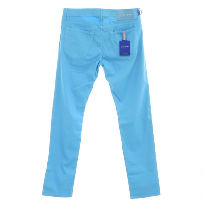 【新品】ヤコブコーエン JACOB COHEN NICK ストレッチ コットン 5ポケットパンツ ライトブルー【 34 】【 状態ランクN 】【 メンズ 】