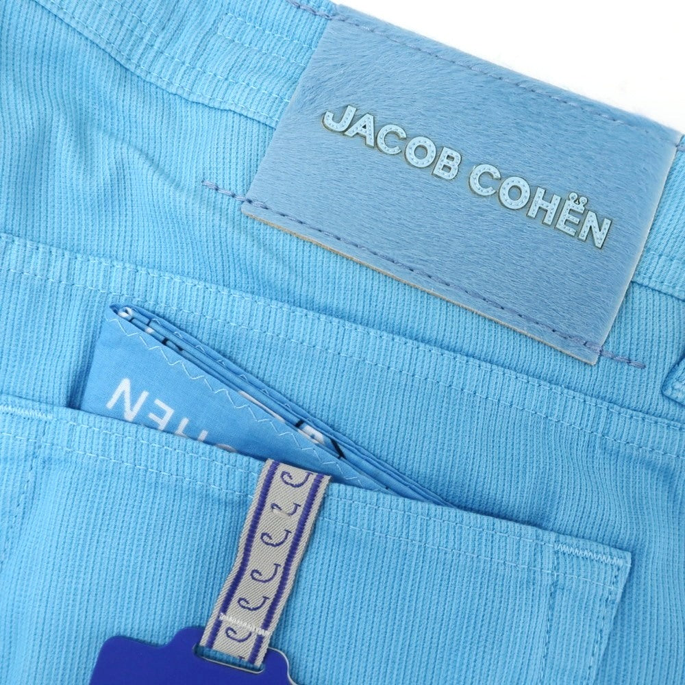 【新品】ヤコブコーエン JACOB COHEN NICK ストレッチ コットン 5ポケットパンツ ライトブルー【 34 】【 状態ランクN 】【 メンズ 】