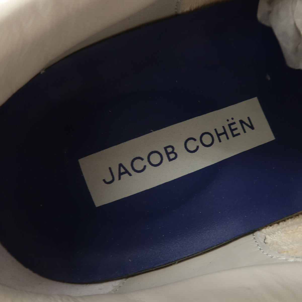 [New outlet] JACOB COHEN SHOOTER sneakers, white [42] [Condition rank N-] [Men&