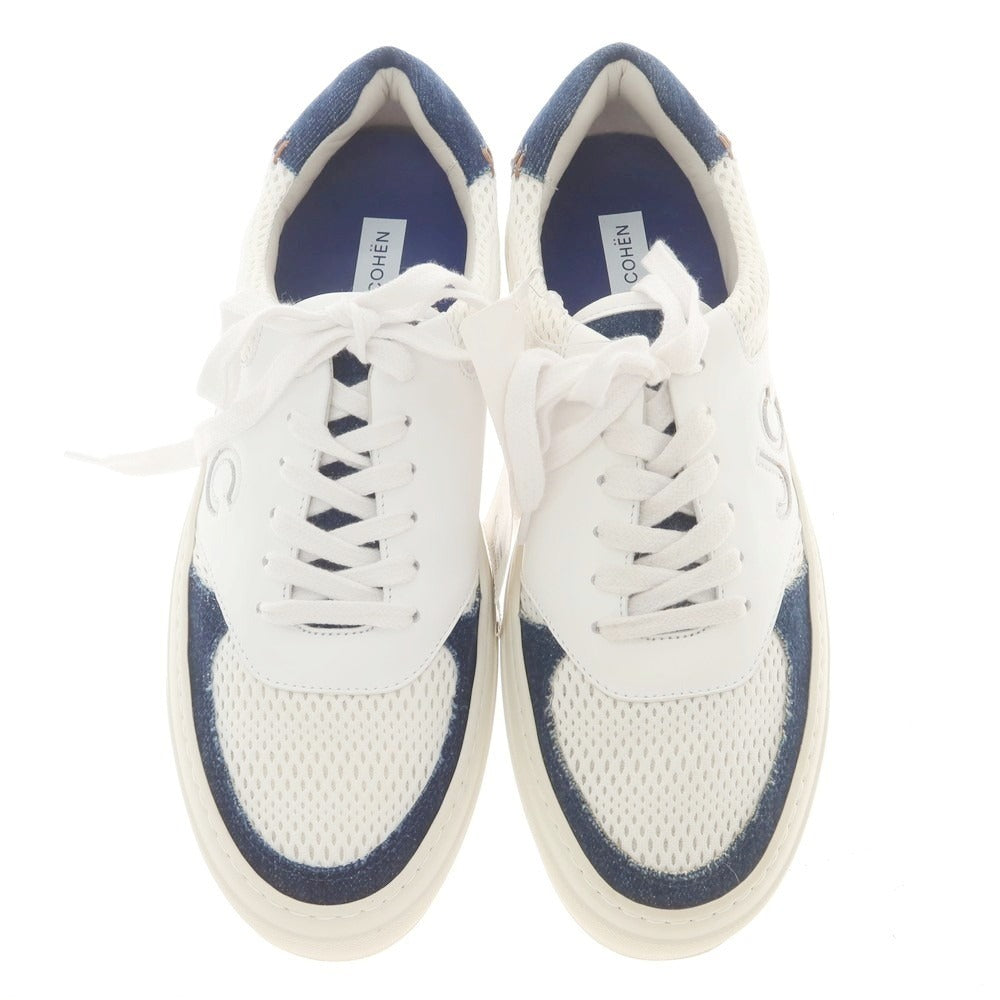 [New Outlet] JACOB COHEN DREAMER Sneakers White x Navy [41] [Condition Rank N-] [Men&
