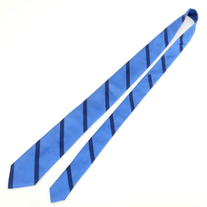 [New Outlet] Brewer Silk Striped Necktie Blue x Navy [Condition Rank N-] [Men&