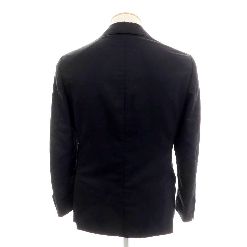 【中古】ラルディーニ LARDINI easy wear ストレッチウールナイロン テーラードジャケット ブラック【サイズ42】【 状態ランクD 】【 メンズ 】[EPD]