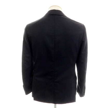 [Used] LARDINI easy wear stretch wool nylon tailored jacket, black [42] [Condition rank D] [Men&