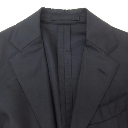 [Used] LARDINI easy wear stretch wool nylon tailored jacket, black [42] [Condition rank D] [Men&