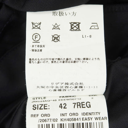 [Used] LARDINI easy wear stretch wool nylon tailored jacket, black [42] [Condition rank D] [Men&
