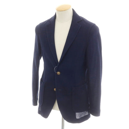 [Used] Bagutta Cotton Jersey Jacket Navy [44] [Condition Rank B] [Men&