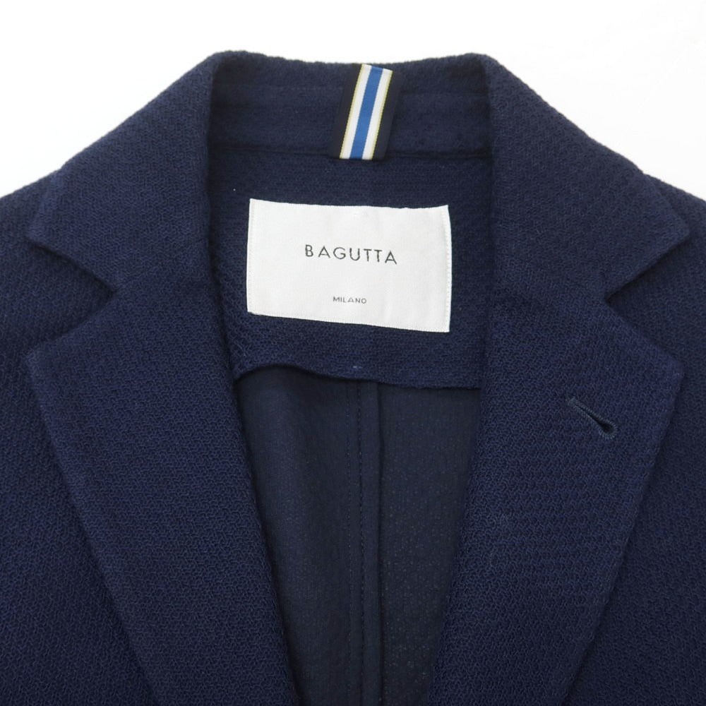 [Used] Bagutta Cotton Jersey Jacket Navy [44] [Condition Rank B] [Men&