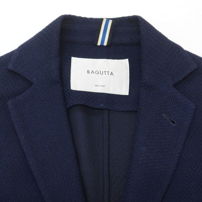 [Used] Bagutta Cotton Jersey Jacket Navy [44] [Condition Rank B] [Men&