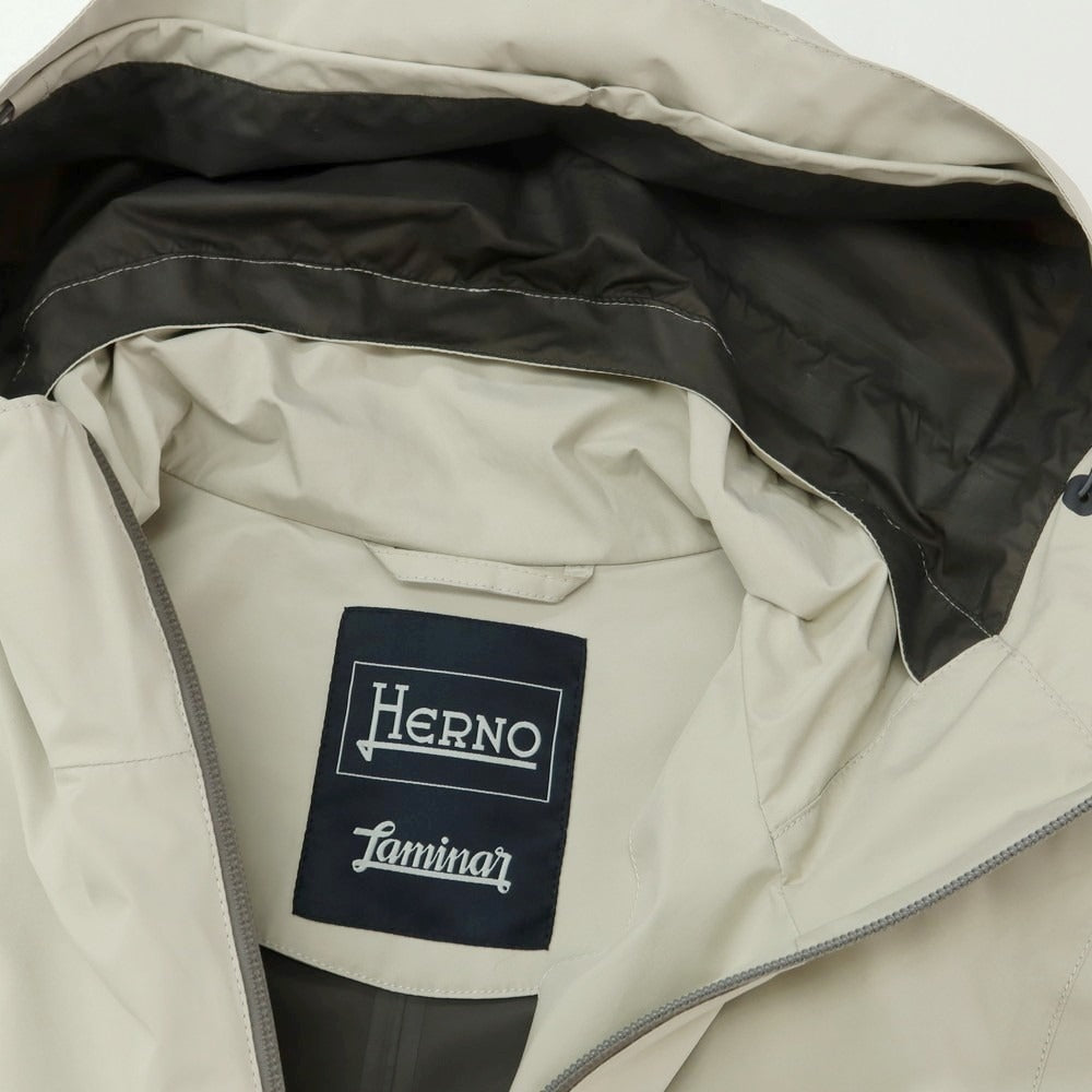 [Used] Herno Laminar GORE-TEX Mountain Parka, Light Beige [42] [Condition Rank C] [Men&