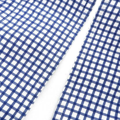 【中古】ビームスエフ BEAMS F コットン セミワイドカラー ドレスシャツ ブルーxホワイト【 37 】【 状態ランクC 】【 メンズ 】